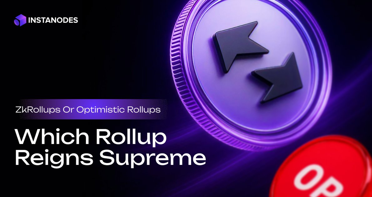 instanodes's tweet photo. Instant settlement or seven-day waits?
Compare zkRollups and Optimistic Rollups on security, transaction costs, capital efficiency, and ecosystem maturity.
Find the right Layer 2 for your project.
Read More >> https://t.co/jXM7buZ7kD
#Rollups #zkRollups #OptimisticRollups #Ethereum #Blockchain #Web3