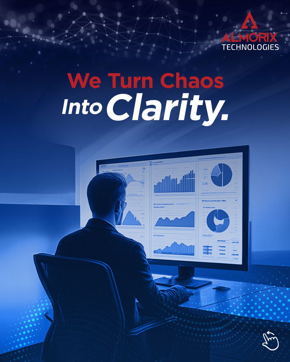 AlmorixTech's tweet image. From chaos to clarity, Almorix turns your Big Data problems into smart business solutions.
Our AI-driven systems help you organize, analyze, and optimize massive datasets with unmatched speed and accuracy.
#Almorix #AITech #BigDataSolutions #DataManagement #BusinessIntelligence