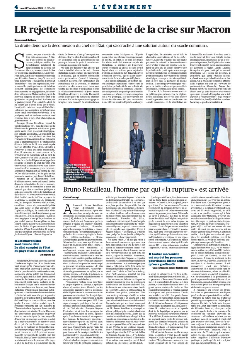 Bonjour à tous presse du jour <a href="/Le_Figaro/">Le Figaro</a> Big bazar <a href="/lesRepublicains/">les Républicains</a> <a href="/Nouv_Energie/">Nouvelle Énergie</a> <a href="/davidlisnard/">David Lisnard</a> <a href="/BrunoRetailleau/">Bruno Retailleau</a> <a href="/EricPAUGET1/">Eric PAUGET</a> <a href="/JeanLeonetti/">Jean Leonetti</a> <a href="/gillesroux06/">Roux gilles</a> <a href="/MartinAlex06/">Alexandra Martin</a> <a href="/AlexndraBorchio/">Alexandra BORCHIO FONTIMP 🎀</a> <a href="/AlexiaOd06/">Alexia Odièvre</a> <a href="/Gone691/">Gone69</a> <a href="/GaelleDumas06/">Gaelle Passavanti Dumas</a> <a href="/cannes_michel/">Michel de Cannes</a> <a href="/ReneTombarel/">tombarel rené</a> <a href="/aldocannes/">PELLEGRINI ALDO</a> <a href="/StephaneMtzs/">Stéphane Mtzs</a>