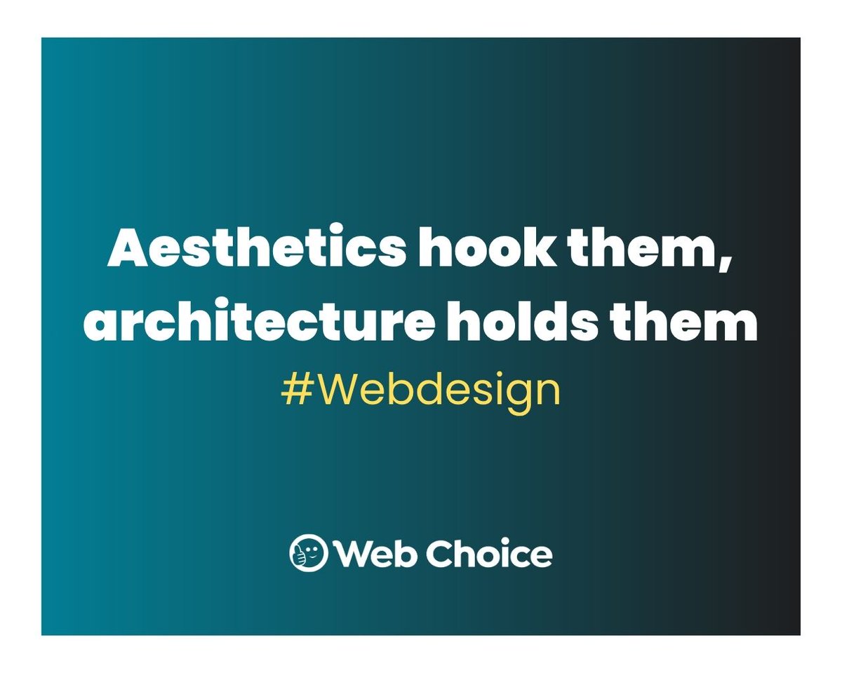webchoiceuk's tweet image. Beautiful design gets the click.
Invisible structure gets the conversion.
We build both.

Need help? Get in touch!

zurl.co/4W6Mt

#WebDesign #UXDesign #DigitalExperience
