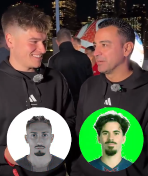 Reporter: "Who would you choose between Raphinha and Vitinha?"

🚨🗣️ Xavi: "Vitinha."