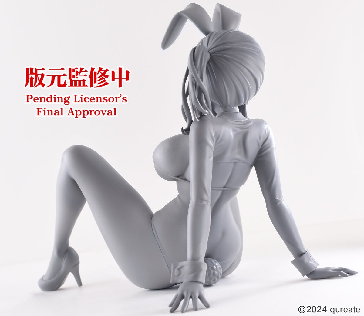 medicos_et_02's tweet photo. 📢開発中原型お披露目！

バニーガーデンのスピンオフ作品
「へべれけ ばにーがーでん」本日発売開始👯

さらに本日、小悪魔キャスト「凜」の
1/4スケールフィギュア 全貌初公開です！

艶やかな笑みを浮かべた凜、
豊満な肢体を包み込むのは、煽情的な逆バニー衣装…🐰

タイツ姿はデコマスにて👀
お紳士様、お淑女様、続報をお待ちください💓

#バニーガーデン