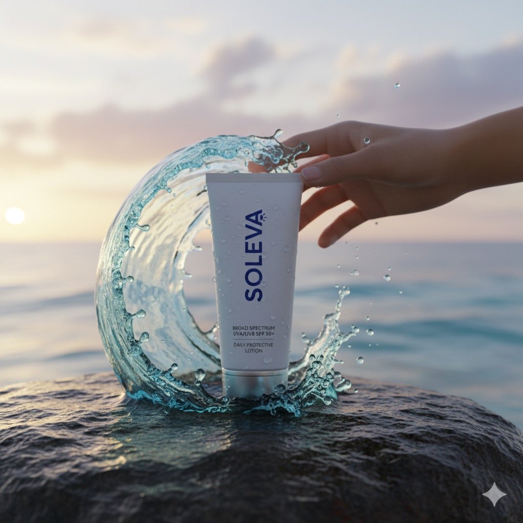 solevasunscreen's tweet image. Sunscreen shouldn&apos;t feel like a chore. Soleva blends like a dream! It&apos;s lightweight, non-greasy, and the perfect base for your everyday makeup (or no makeup!). ✨