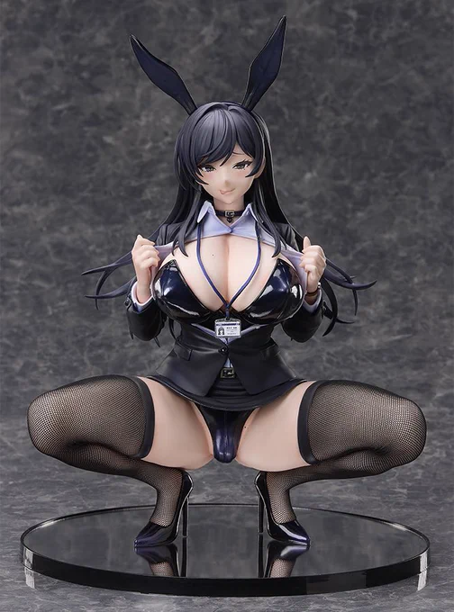 うるりひ氏が描く、OLとバニーが融合した「黒見沢香織」が1/4スケール登場! 明日10月8日(水)19時受注締めです! 国内: EN: