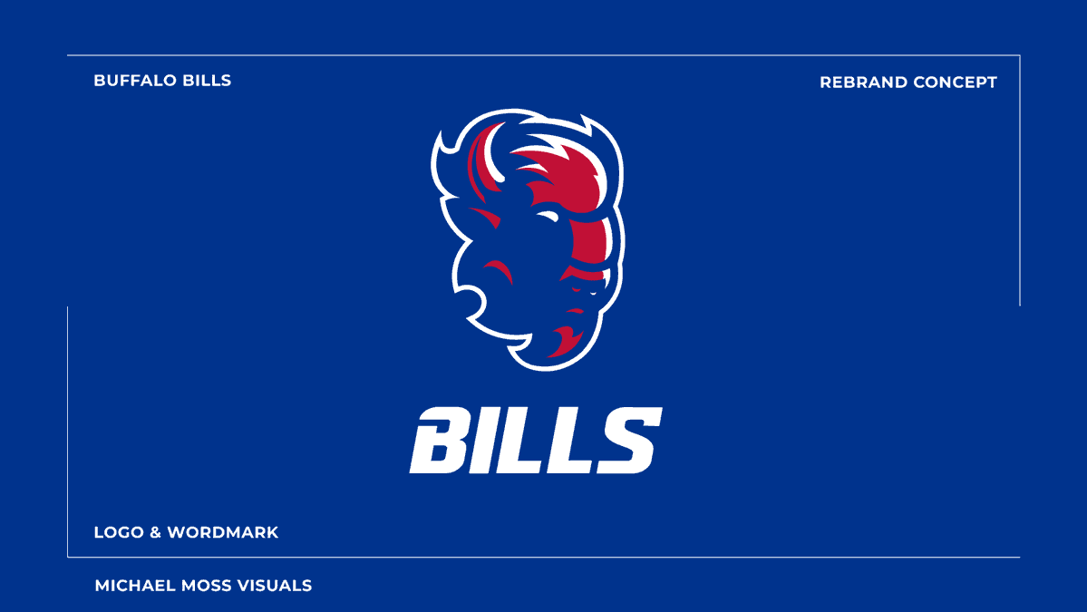MossVis's tweet image. Buffalo Bills Rebrand CONCEPT: If the Bills were to ever modernize their look, this is the route I can see them going towards. Being able to swap out any piece for another and still have a solid look no matter what, that&apos;s what keeps rebrands feeling fresh for a long time.