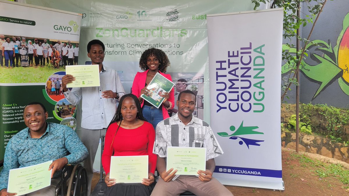 GayoUganda's tweet photo. After 9 inspiring weeks of growth and reflection, our #ZenGuardians in Uganda came together one last time this past weekend for their final in-person session.
They now prepare to host #ZenCafés — safe, mindful spaces for dialogue, healing, and connection across Uganda. https://t.co/s3fmVlczLg