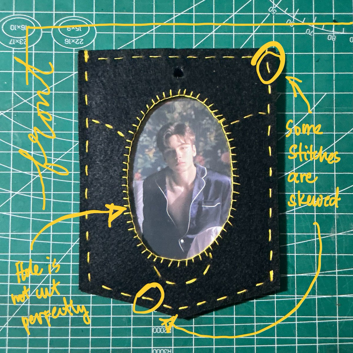 scrbbls_inks's tweet photo. Notes from trial 1🤩

Liked the combination of yellow and black on this one teehee~  I actually already liked this trial 1 version so i dont think there would be any more trials after the second one🤣 https://t.co/PrYiy4hq1N