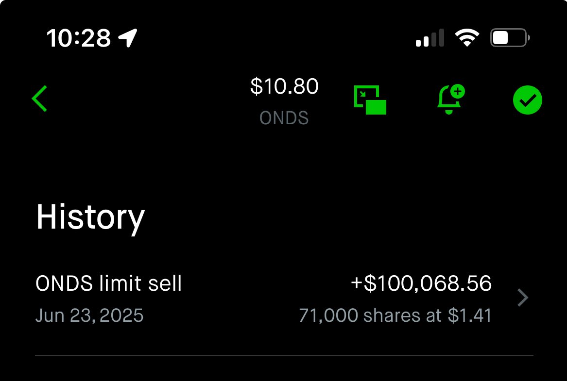 KinggTrades's tweet image. Be honest. How hard did I fumble?  $ONDS