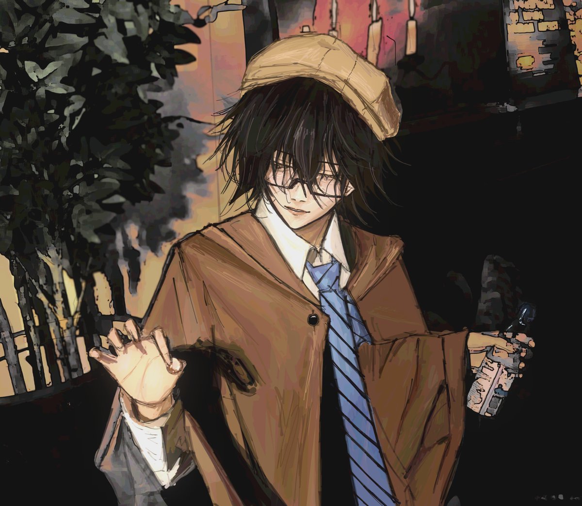 fycdrs's tweet image. old art w filters #bsdtwt #ranpoedogawa #edogawaranpo