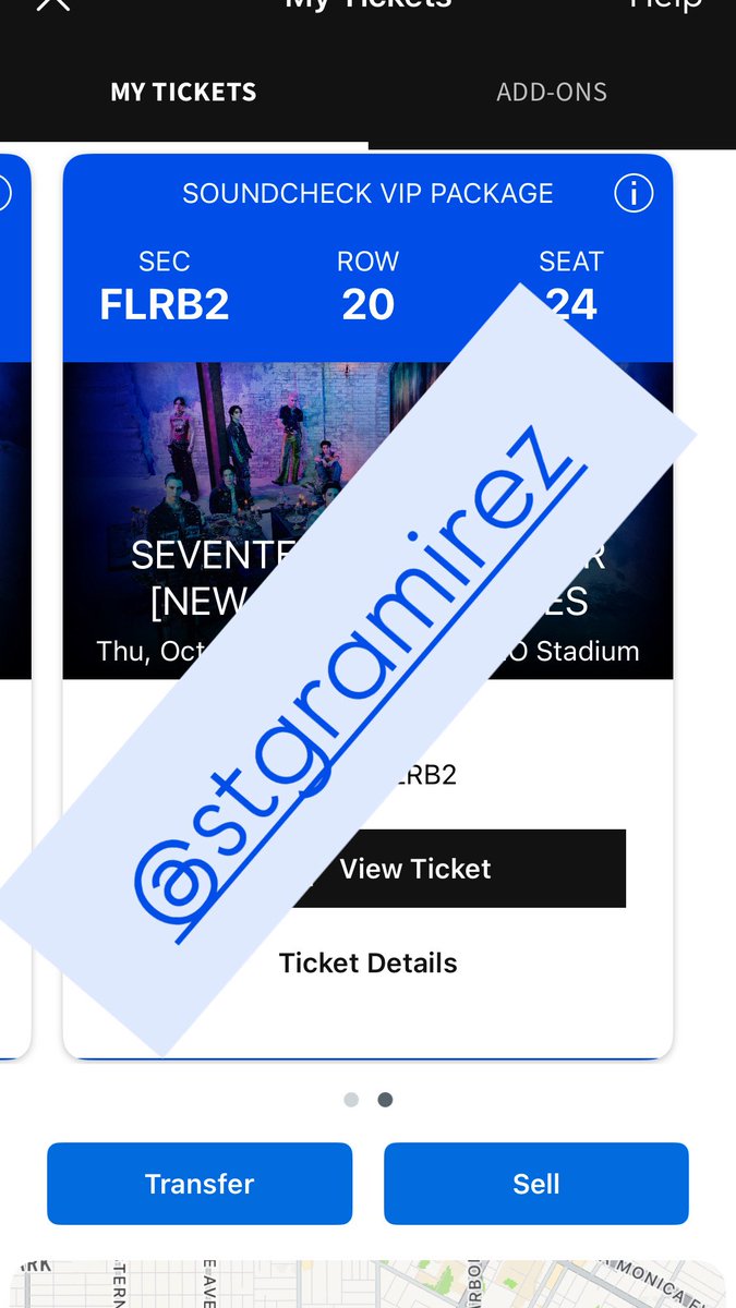 stgramirez's tweet image. still (WTS) 2 soundcheck vip tickets for seventeen Day 1 (10/16) at BMO stadium, LA

section: B2 
row:20 
seats: 23-24
selling: $500 each (selling because i found day 2 tickets with better seats)

payment: paypal/venmo &amp;amp; can facetime for proo