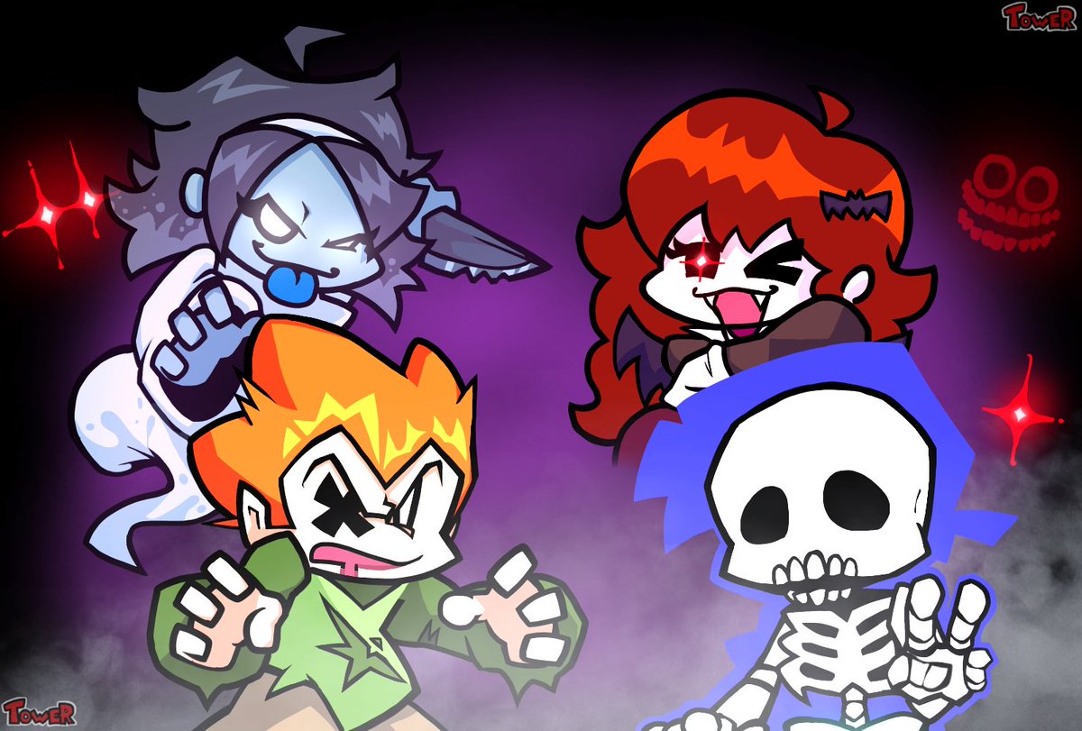 Tower124_'s tweet photo. Happy spooky month y’all.

#fridaynightfunkin https://t.co/quKIQjwySZ