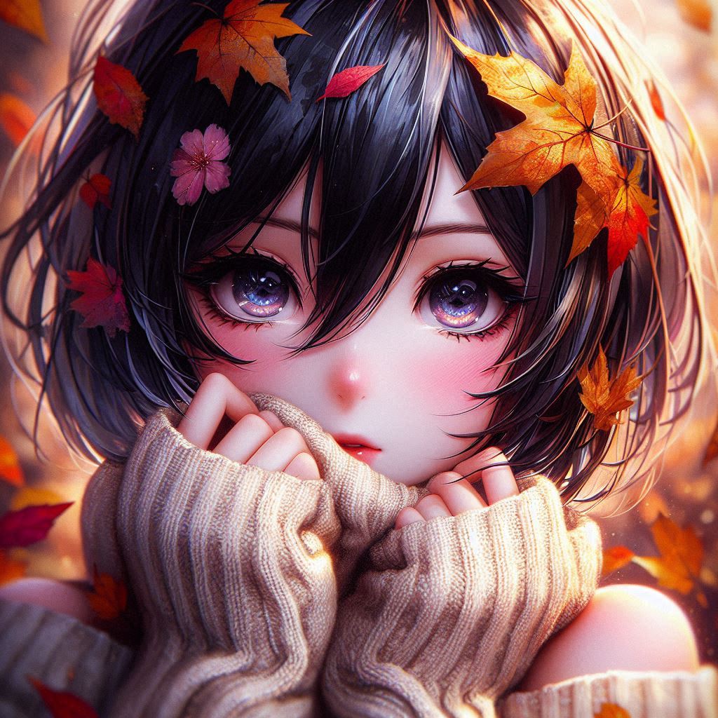 DigitalArtKyiv's tweet image. Her eyes are like the autumn sky before the rain: they hold sadness and infinity, but among all the shades of farewell, there lives a tiny spark of faith in a miracle. #AnimeArt #RomanticVibes #DigitalSoul #AutumnMagic #DigitalArt #art
