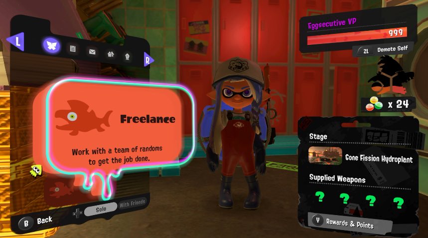 bkitten_'s tweet photo. This weekend @StarstruckPilot &amp; @Bigpapa____69 took turns carrying BK to EVP 875 at Hydroplant Bingo. Then BK played all day Saturday until hands got crampy. What a fun rotation. o7 hands. Ggs! #salmonrun #splatoon3 https://t.co/1nsDOtkZw0