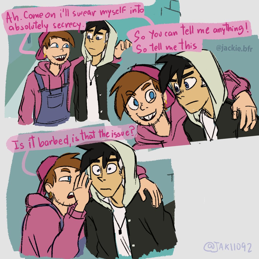 JACKIE_BFR's tweet photo. Based on "the scars i gave you" fic by shippingmyworld on Ao3
Yea like i wanted to am yeah ksksjdjdkd
#eltigre #mannyrivera #dannyphantom #eltigretheadventuresofmannyrivera #nicktoonsunite #tigerghost #ghostiger https://t.co/aKM6cUokwC