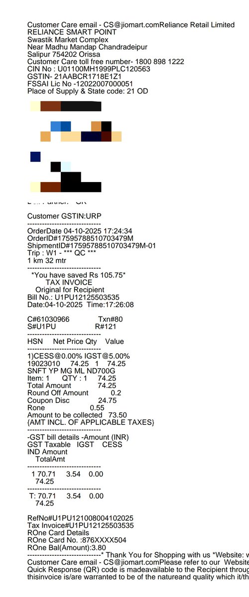IamArmanMohanty's tweet photo. @ITC_Cares This is disappointing and misleading to consumers. Please look into this issue and resolve it at the earliest. Attaching image reference for verification. #ITC #YippeeNoodles #ConsumerIssue https://t.co/PBjkvsjhOo