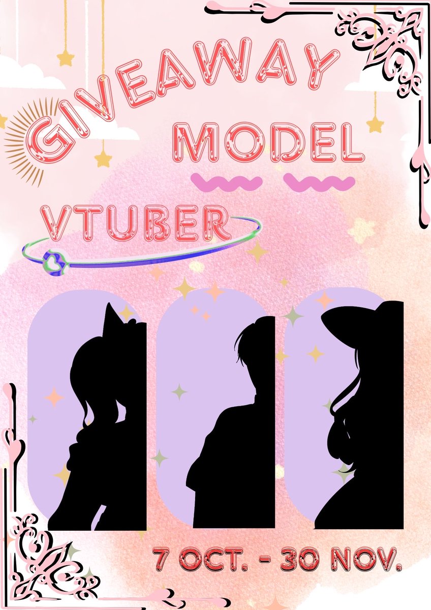 Giveaway vtuber model✨
❗️แจกโมเดล VTuber ฟรี

📅 ระยะเวลากิจกรรม 7 ต.ค. – 30 พ.ย.

❤️กติกาการเข้าร่วม:
1. รีโพสต์ทวิตนี้
2. กดติดตาม <a href="/AkinoriEiji_TRR/">♡ Akinori Eiji「TRR」♡</a>
3. กรอกฟอร์มเข้าร่วม
docs.google.com/forms/d/e/1FAI…

#Vtuber #Vtuberth #Vtuberthai #วีทูปเบอร์ไทย
