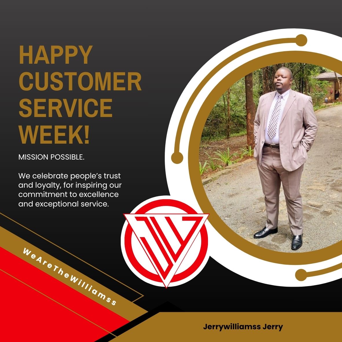 jerrywilliamss's tweet photo. MISSION POSSIBLE.

We celebrate people’s trust and loyalty, for inspiring our commitment to excellence and exceptional service.

#WeAreTheWilliamss. https://t.co/atlyBlJs6i