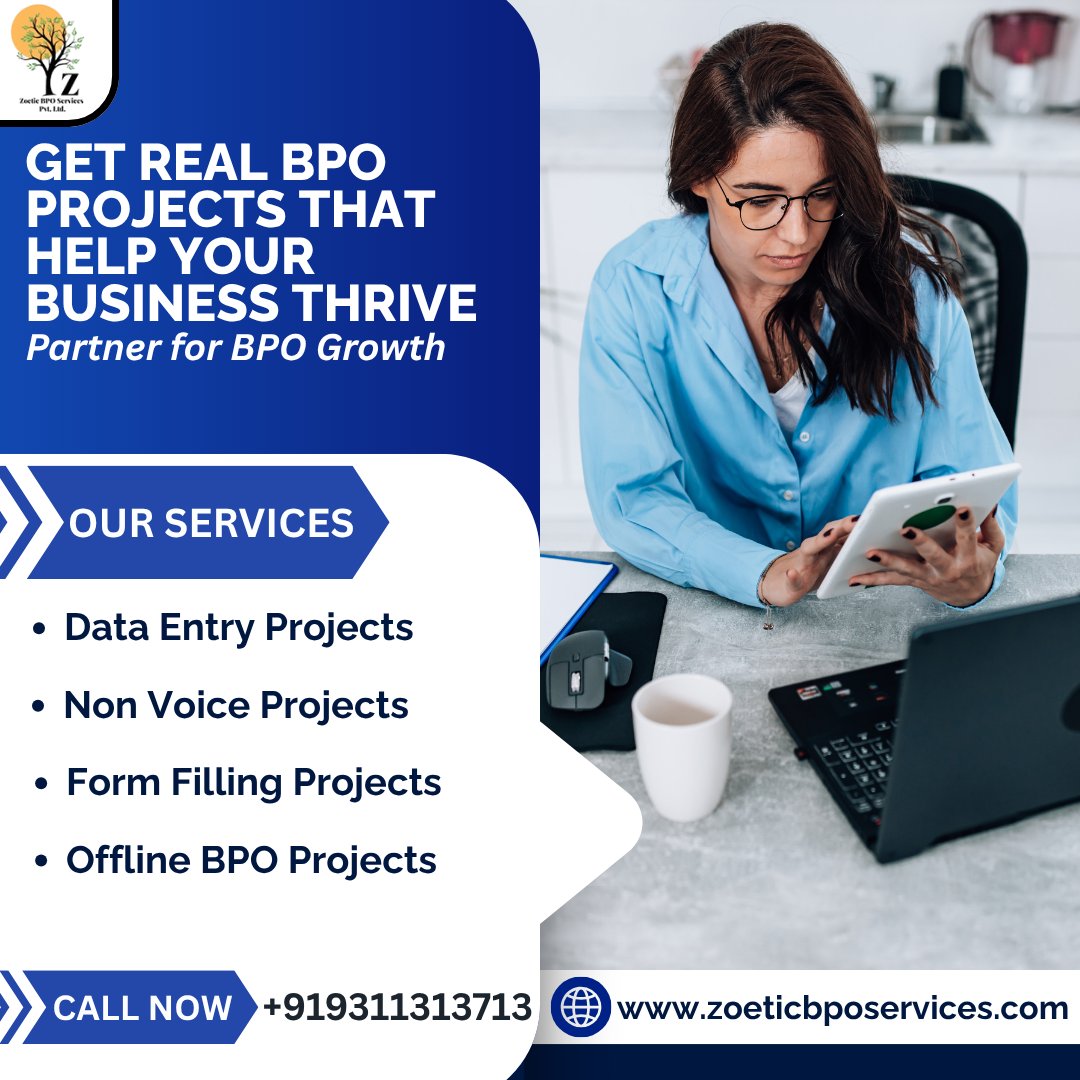 zoeticbpo's tweet image. Your bridge to a profitable and scalable BPO business.
Call us: 9311313713
Visit us: zoeticbposervices.com
.
#FormFillingProjects #NonVoiceBPO #OutsourcingSolutions #NonVoiceBPO #FormFillingProjects #ZoeticBPOServices #BackOfficeSupport #BPOBusinessIndia #StartupSupportServices