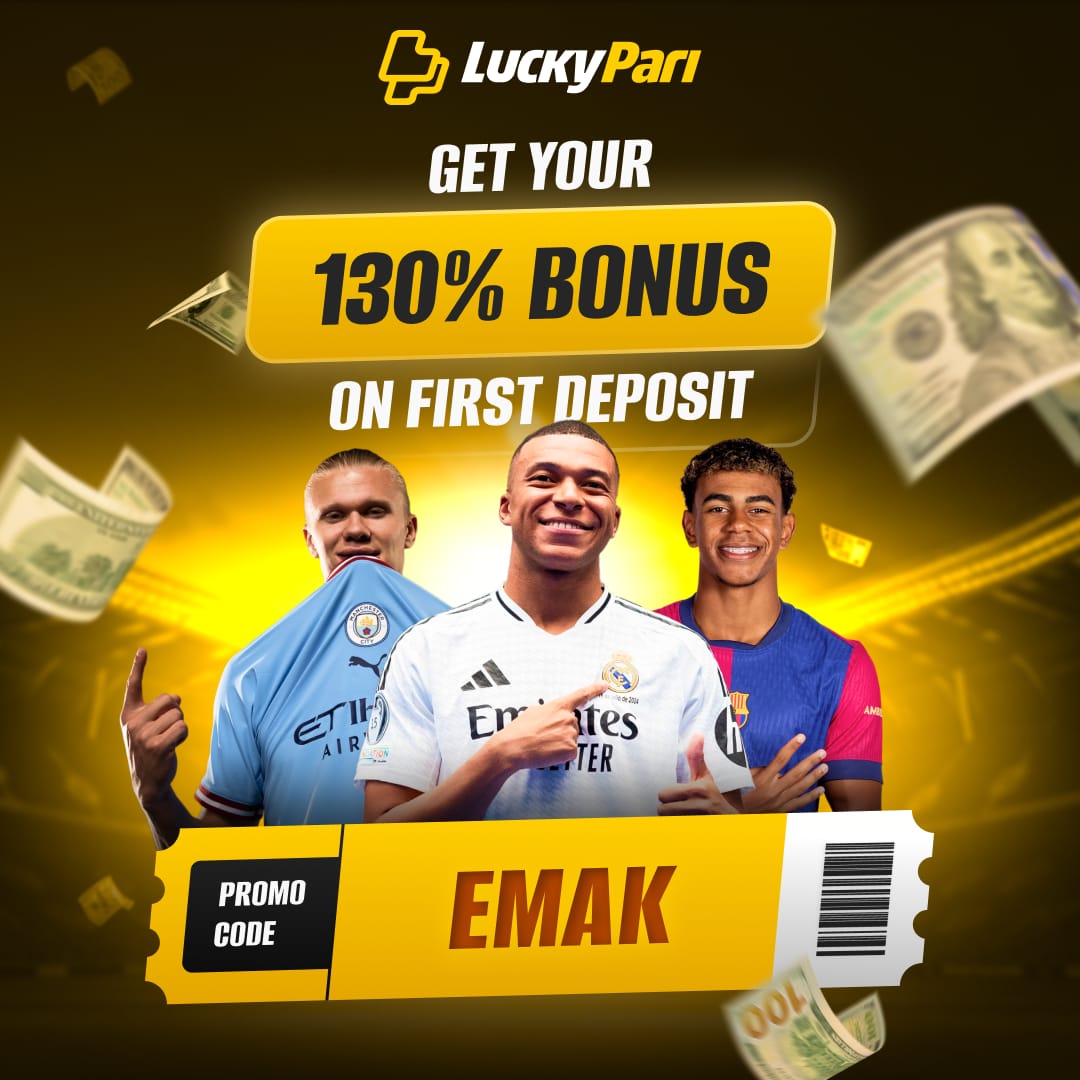 Guys register on luckyparibusing my promocode EMAK
