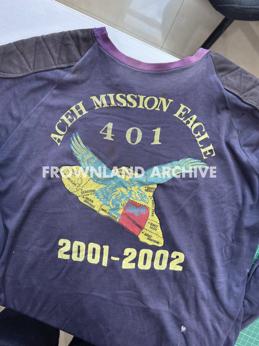 masih dengan t shirt-obsession, Kompi Pemburu, Satgas Rajawali 1 (2001-2002) dari Yonif 401/Banteng Raiders.