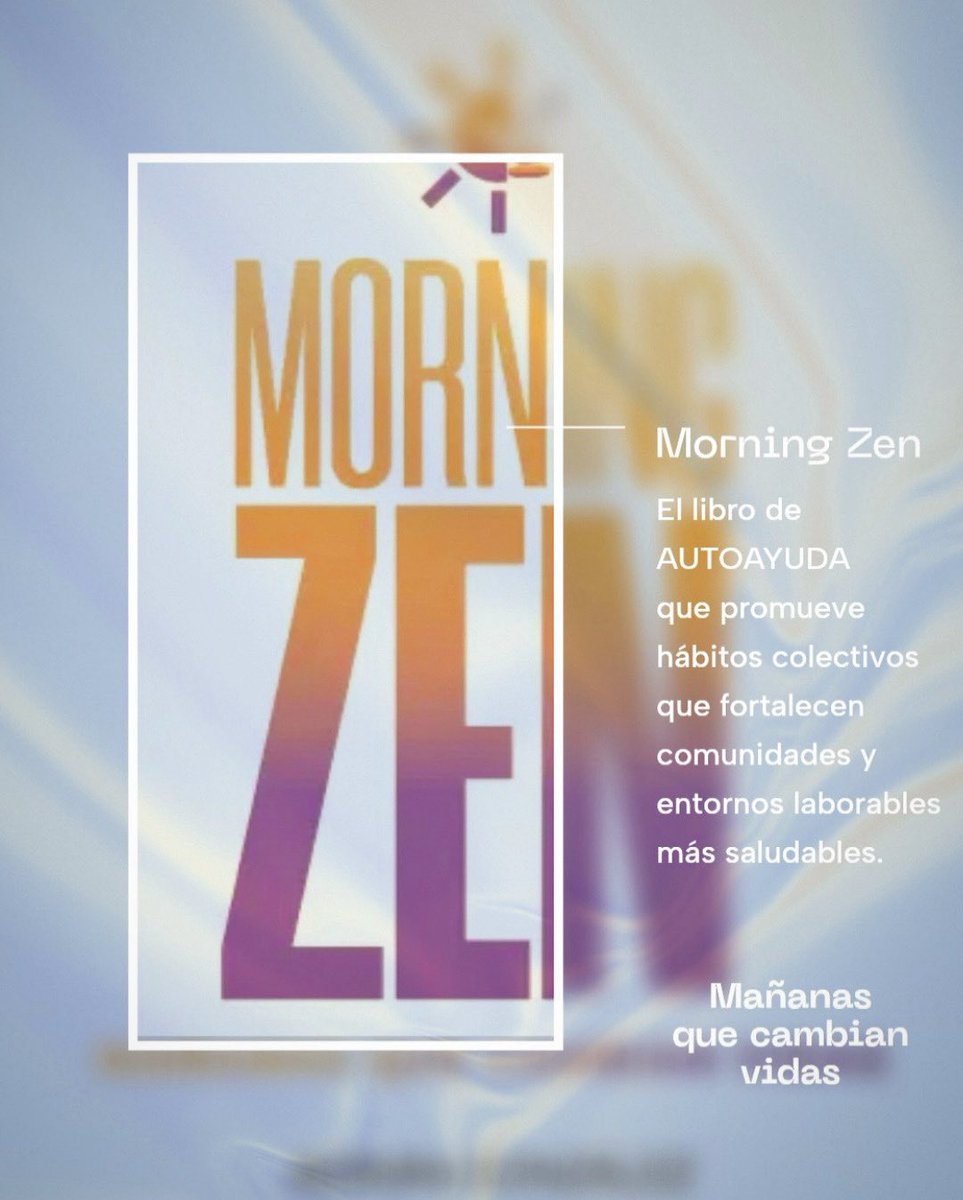Este #libro fue creado para quienes quieren #mejorar aunque sea un poquito.
Con una #guíaPráctica, #sencilla y #poderosa, puedes iniciar tu día con intención y ver #resultadosReales.
Hoy es el momento: toma esa #acción, haz ese #cambio.
Busca y compra #MorningZen y prueba la