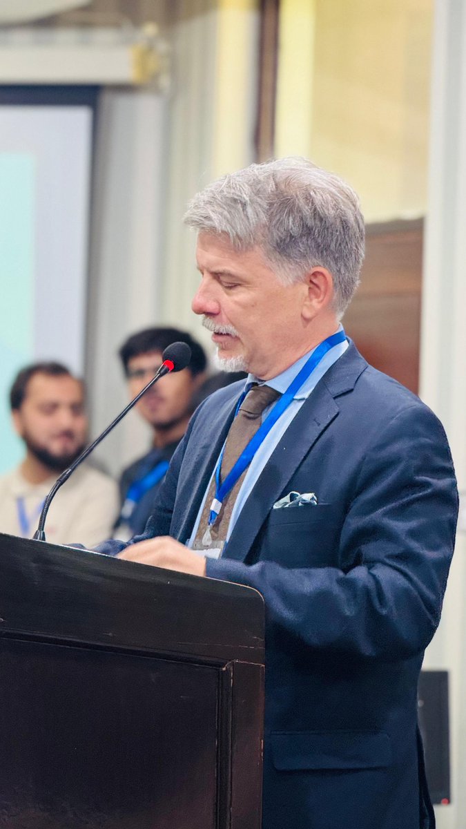 Day 1 | Session I continues with Mr. Philip C. Jann highlighting the link between education, business, and biodiversity, emphasizing education as a key driver for sustainable progress.
#SPIRFES25 #FESPakistan #SPIRFES #EmergingAsia25