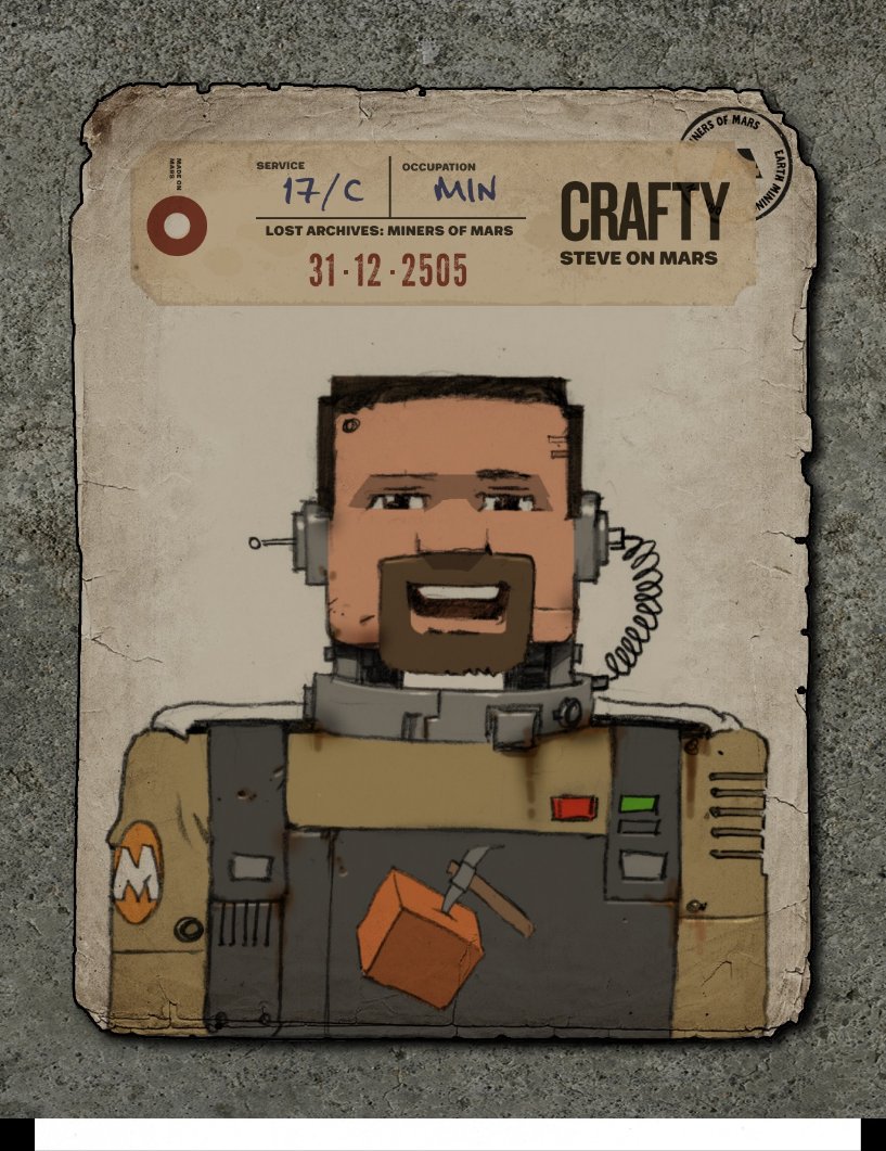 Who Is Crafty “Steve on Mars”? 
The Mystery, The Legend, The Pixelated Pioneer
Every Martian miner knows the name Crafty “Steve on Mars.” His poster hangs in dorms, taverns, and even a few oxygen booths. But who—or what—is he, really? Depends who you ask… and how many Liquid