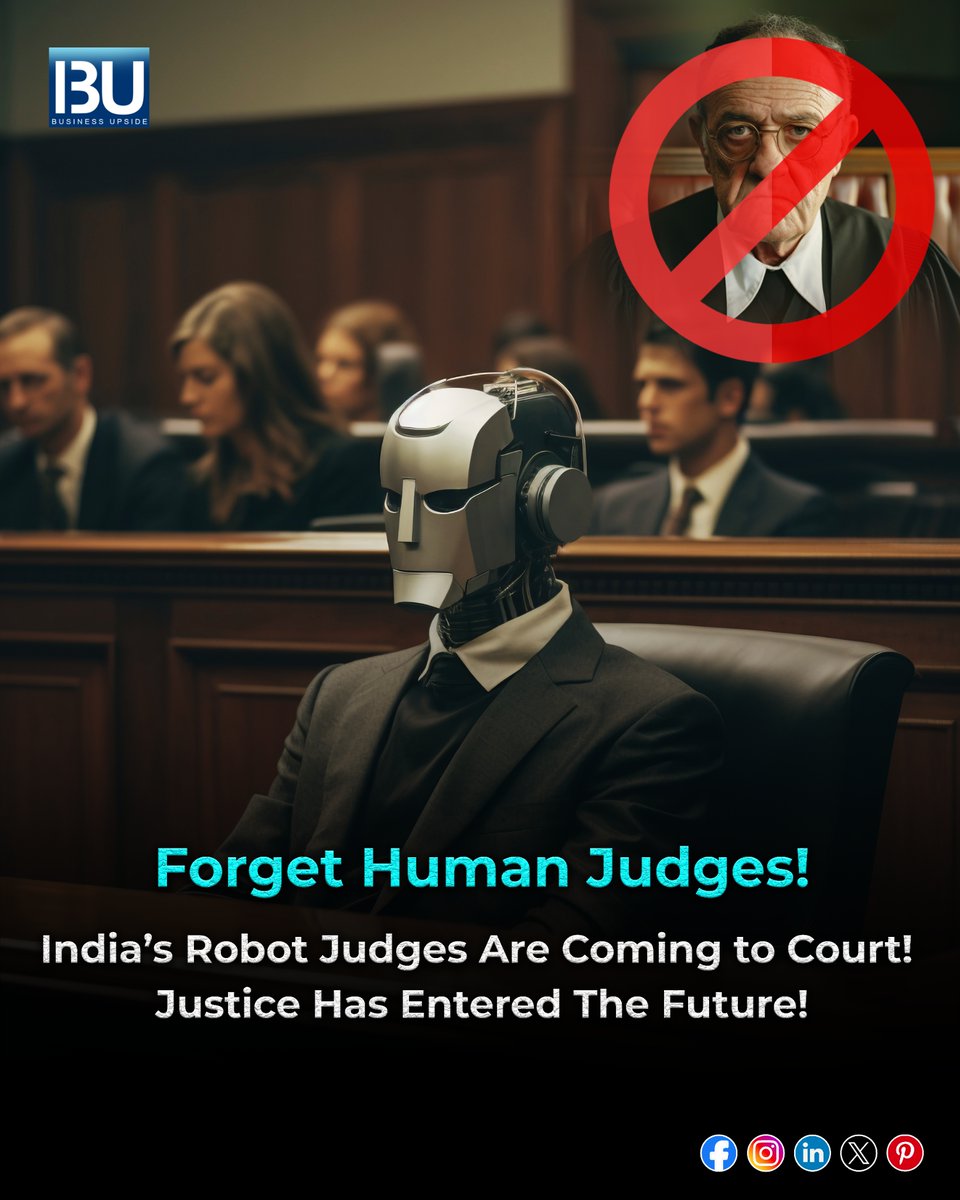 etupside23's tweet image. ⚖️Forget human judges — India is preparing to welcome robot judges into courtrooms! 
But here’s the big question: Would you trust an AI judge with your case? 🧐 Drop your thoughts in the comments! 👇

#AIjustice #businessupside #robotjudges #futureoflaw 

Follow @BusinessUpside1