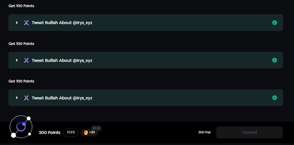 我一直有在坚持做 <a href="/irys_xyz/">Irys (✧ᴗ✧)</a> 的银河任务，首先继冒险岛之后，大家对银河的空投又有了信心， 其二 关于IRYS这个项目，之前都在分享项目交互上面的信息，应该也快要发币空投了，最迟估计也在年底。