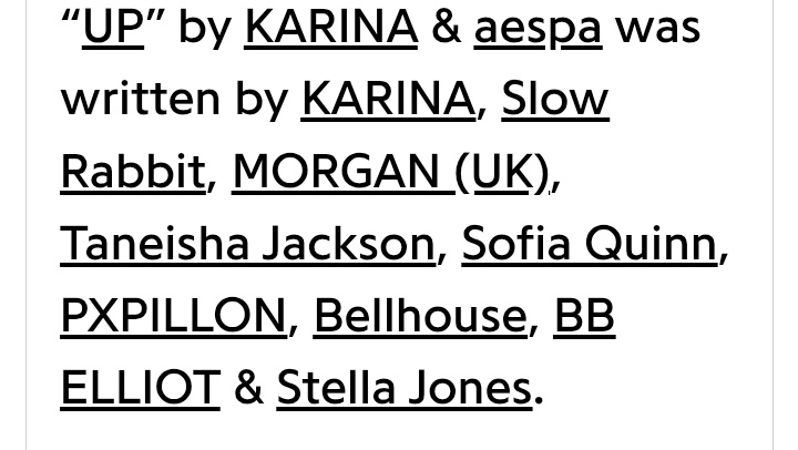 kgrllyy's tweet image. Tons of writers for solo song lol