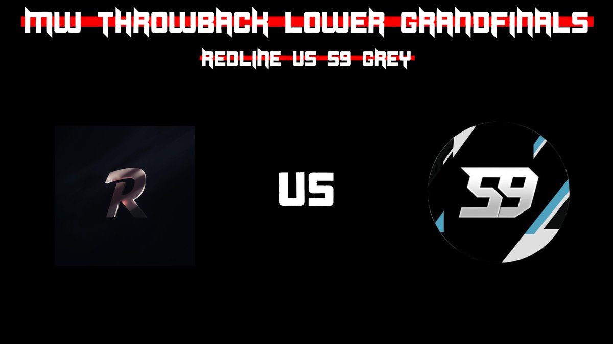 And were down to 2!! 

The MW3 Throwback Lower Division Grand Finals is between Redline and S9 Grey!!