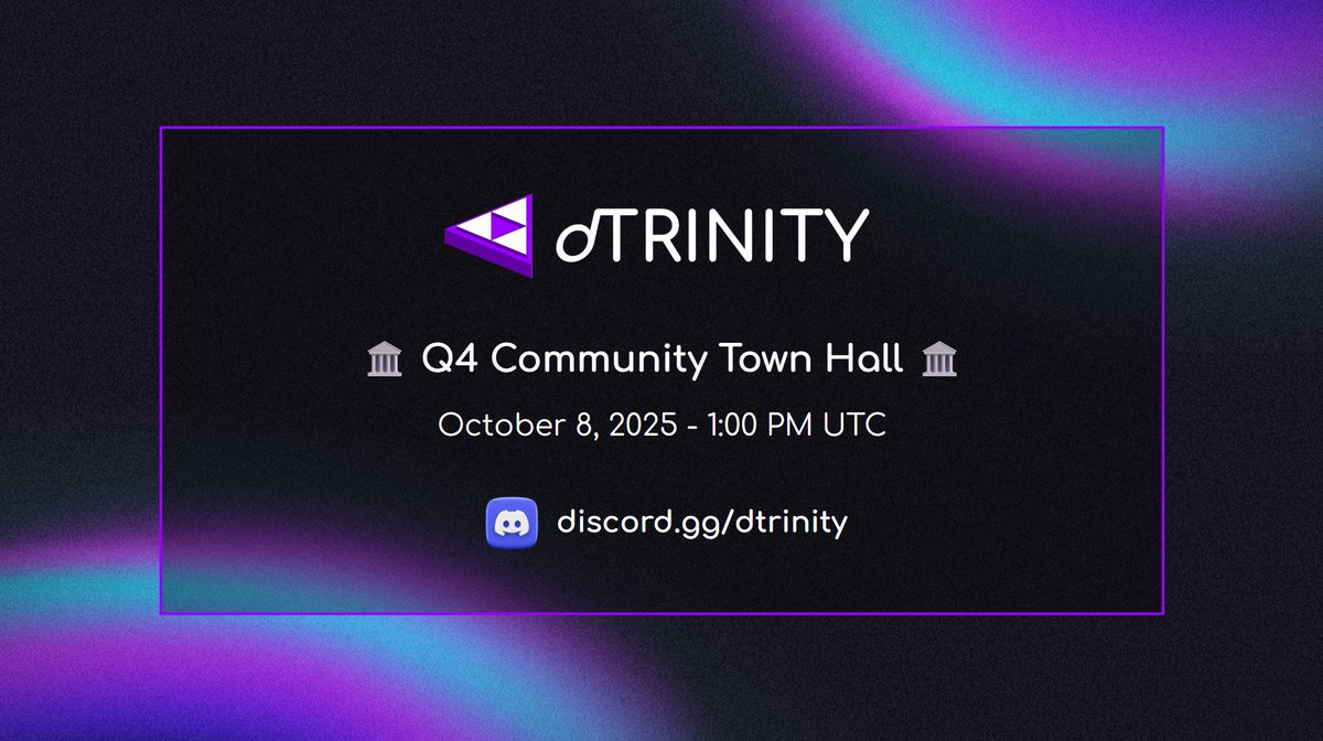 dTRINITY (▲) tweet media