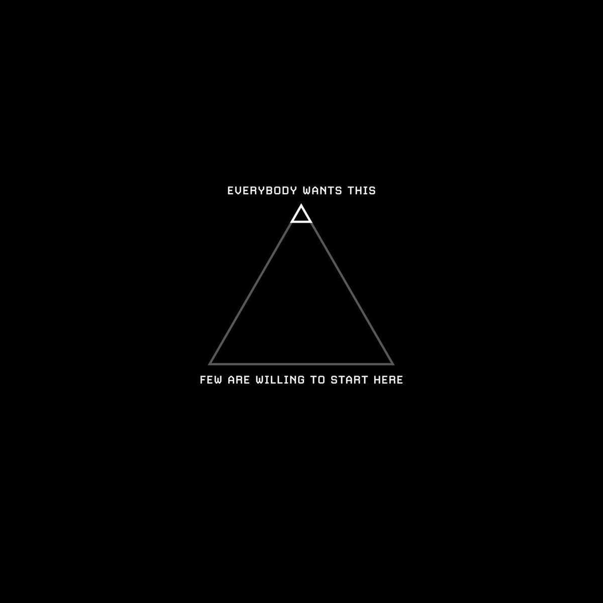 Few are willing to start at the bottom ∞