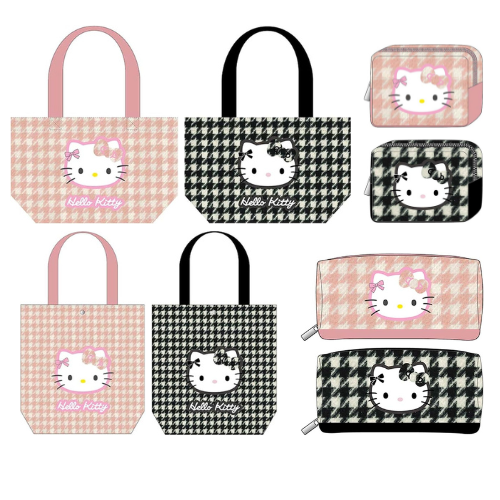 Hello Kitty 千鳥格子柄 タンブラー 560ml ハローキティ(千鳥格子