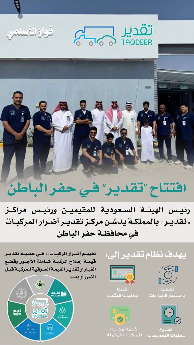 افتتاح “#تقدير” في #حفرالباطن