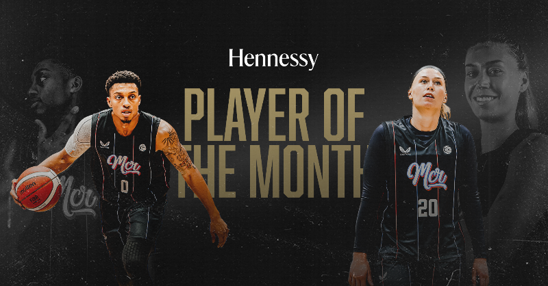 mcrbball's tweet photo. 🏆 @Psmithjr2 &amp; @Frannieh23 win Manchester's first @Hennessy Player of the Month Awards for September! #RepTheCity