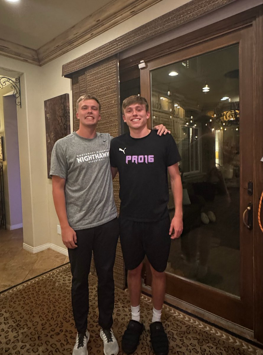 Thank you Northwest Nazarene Assistant Coach Aaron Cufr for taking the time to visit with 2026 Carlsbad Briggs Young. 

<a href="/AaronCufr/">Aaron Cufr</a> <a href="/FullTimeHoops1/">Aaron Burgin</a> <a href="/CbadHoops/">Carlsbad Basketball</a> <a href="/CoachAllardCHS/">Clark Allard</a> <a href="/briggsyoung07/">Briggs Young</a>