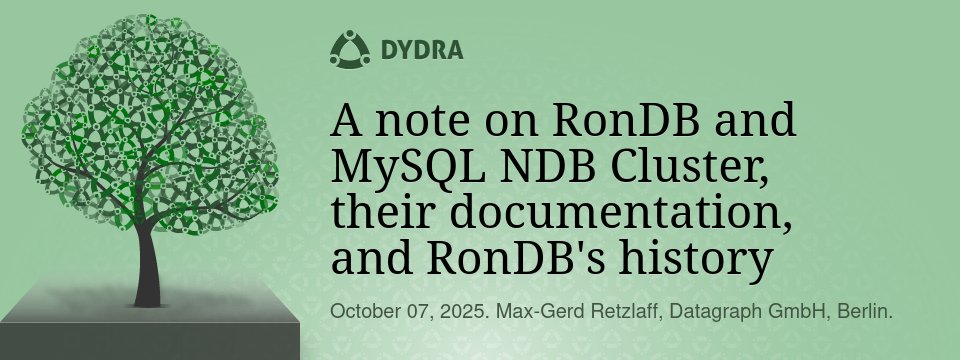dydradata's tweet image. This is the second article in a series on using #NDB interpreted code (IC) programs with #RonDB and it just tries to work out how accurate the #MySQL documentation still is for its fork RonDB. A question that I had for a long time.
blog.dydra.com/@datagenous/a-…
