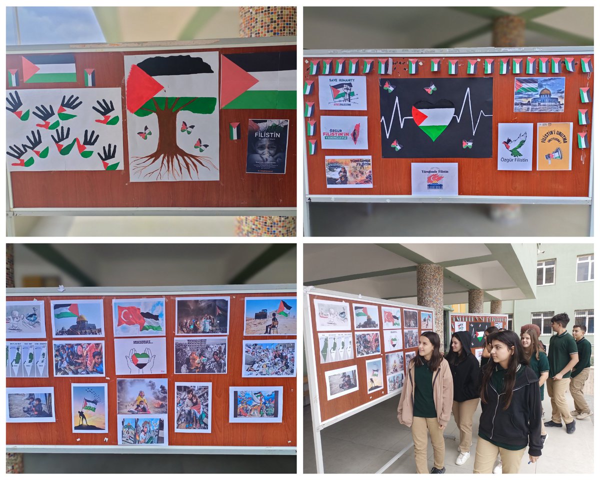 Filistin Farkındalık Etkinlikleri kapsamında Kur'an Tilaveti, şiirler, konuşmalar ve sergiden oluşan programımızı gerçekleştirdik. <a href="/ismailsnl04/">İsmail ŞANAL</a> <a href="/fazilet_durmus/">Fazilet Öğretmen 🇹🇷</a> <a href="/FatihBurgut/">Fatih BURGUT</a> <a href="/h_kadim33/">Hüseyin KADİM</a> <a href="/GulnarMEM/">Gülnar İlçe Millî Eğitim Müdürlüğü</a>