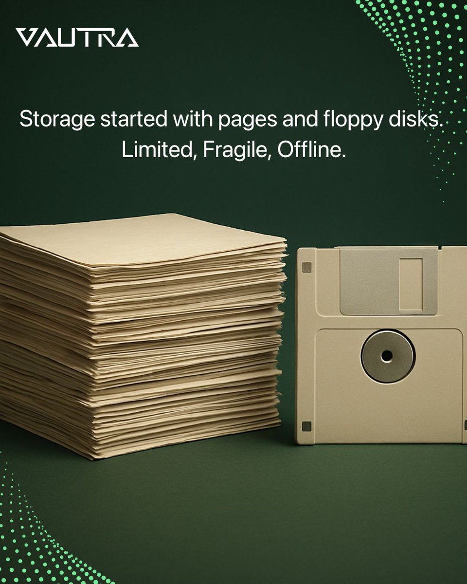 VautraOfficial's tweet image. Every era has its upgrade.
Web3 storage = Vautra.
#NextGenStorage