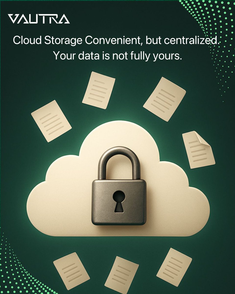 VautraOfficial's tweet image. Every era has its upgrade.
Web3 storage = Vautra.
#NextGenStorage