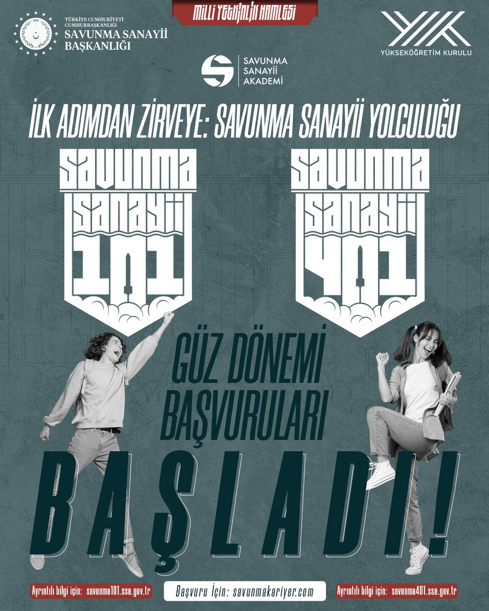 hukarmer's tweet photo. Hem teknik hem de sosyal bilimler öğrencilerine yönelik; Savunma Sanayii Eğitim Programlarının başvuruları başladı!
Başvuru ve detaylı bilgi için: https://t.co/EYnlWTWnmY https://t.co/0gRBZfyxYp