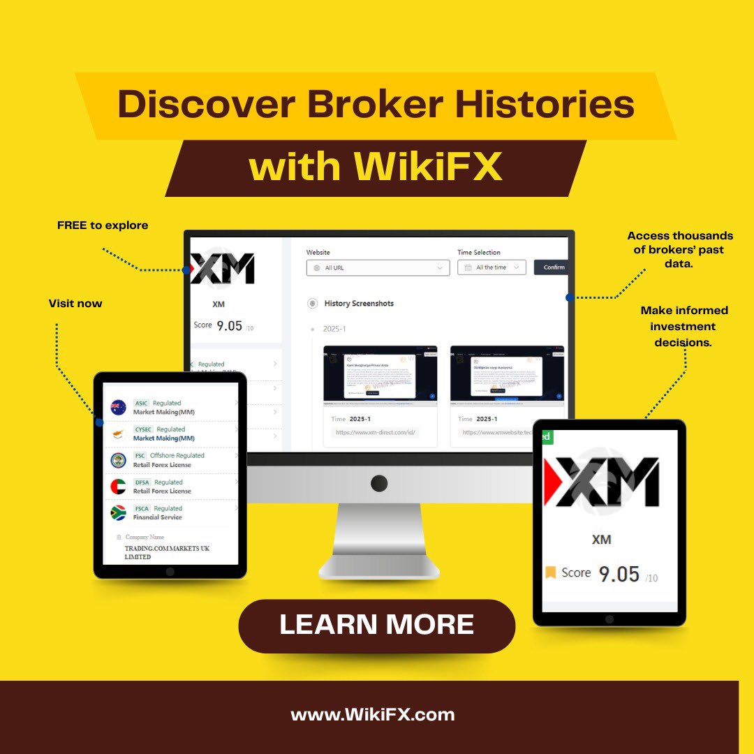 IndiaWikifx's tweet image. 🌟 Want to make better investment choices but unsure about brokers’ past performance? 🧐 Worry no more! With WikiFX History 🕵️‍♂️, you can access the detailed history, past data, and operations of THOUSANDS of brokers—all for FREE! 💼

Know more here - wikifx.com/en/class/webpr…

💡…