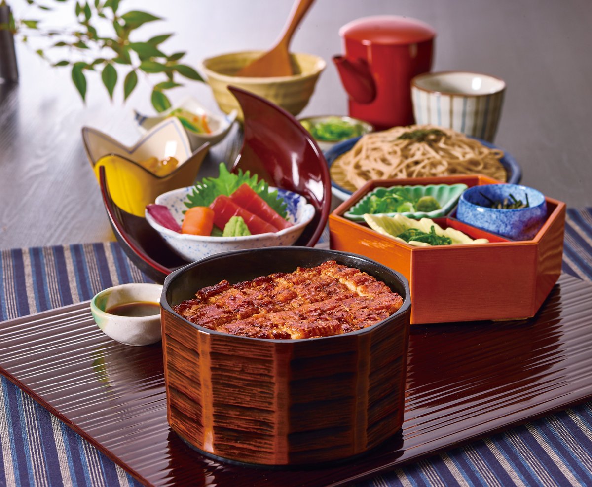 ひつまぶし　4点 SNB-3556 のぼり旗 ひつまぶし 名古屋名物 (エンジ) No