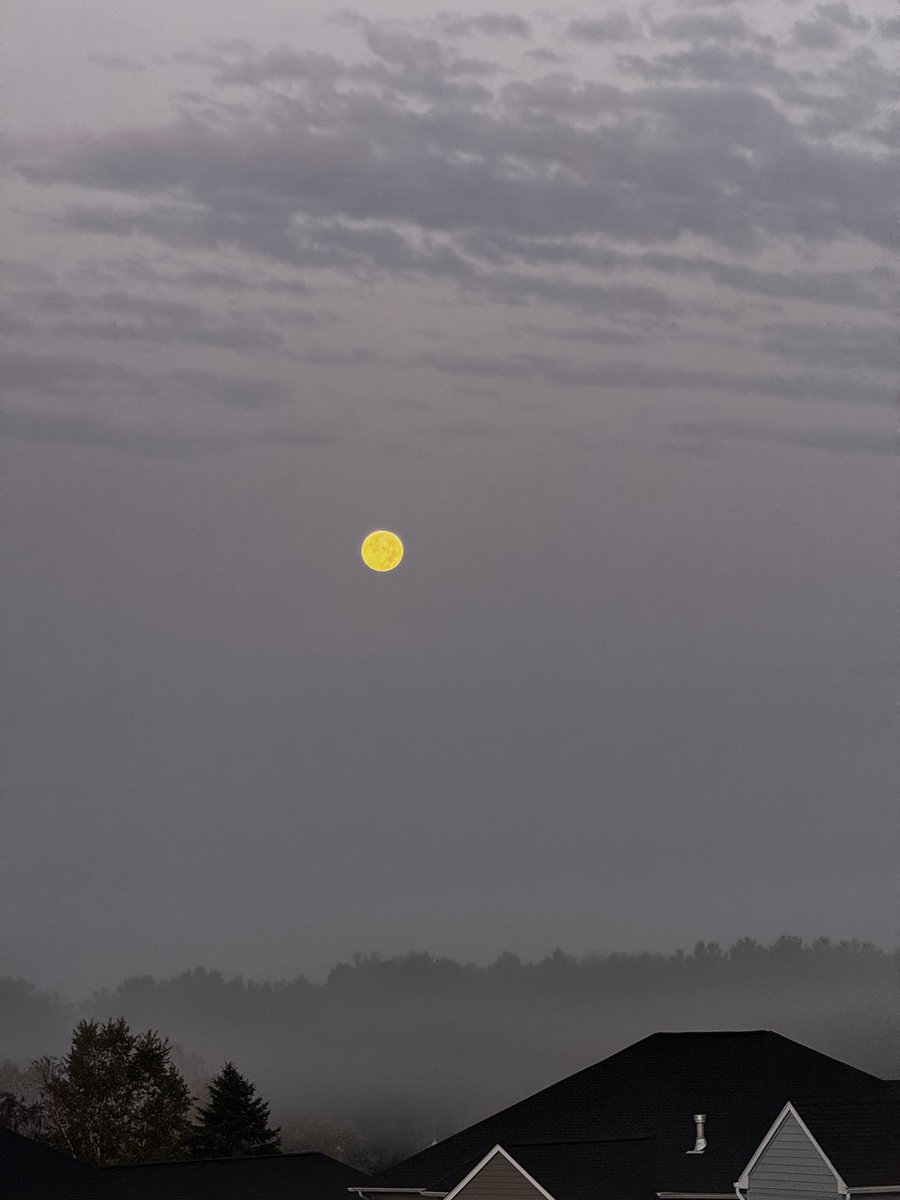 NYCRobyn's tweet image. This mornings #HarvesMoon #intheberkshires @christinatalamo @PaulCaiano @Radar_Reid