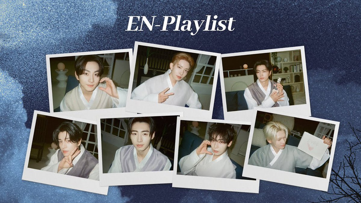 EN-Playlist 🎧🎶

JUNGWON 
🎵 Mariah the Scientist - Burning Blue
🎵 Lady Gaga - Always Remember Us This Way

HEESEUNG
🎵 Frank Ocean - Pink + White
🎵 070 Shake - Guilty Conscience

JAY
🎵 MAX - LOVE INSANE (Feat. JAY of ENHYPEN)
🎵 Ozzy Osbourne - Believer

JAKE
🎵 The Kid