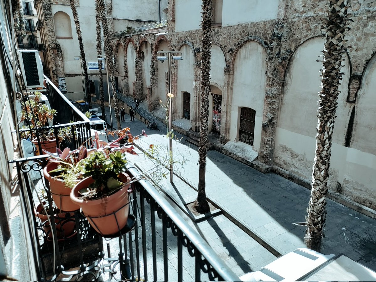 Calle limpia ha venido la Guardia Urbana y un camión y han despejado la calle.
Creo que es por que había una tía con los pechos al aire.
Son las normas de las monjas: Tetas no, drogas si.