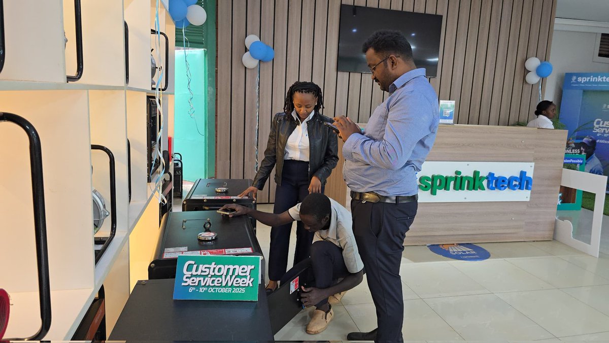 kimeradavid10's tweet image. We are very passionate @sprinktech thriving on Team work but above all Reliability, Customer centric; #customerserviceweek #HappeningNow Sustainability and Technological strength to solve Energy and Water Problems is US

We are your perfect partner
#Sprinktech 
#missionpossible
