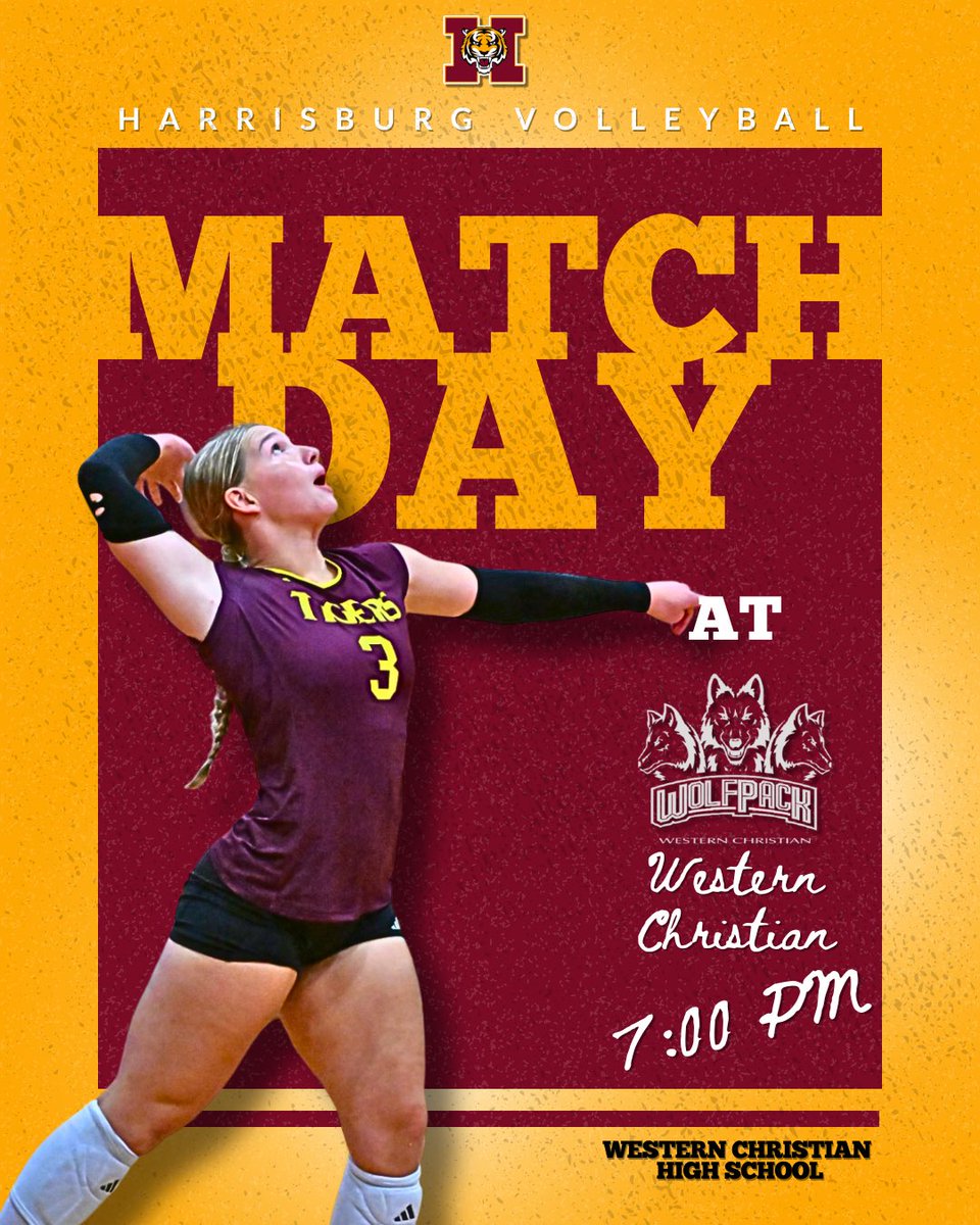 HHStigerVball's tweet photo. On the road tonight!  This one promises to be a fun one!! https://t.co/rJiRTM9Usq