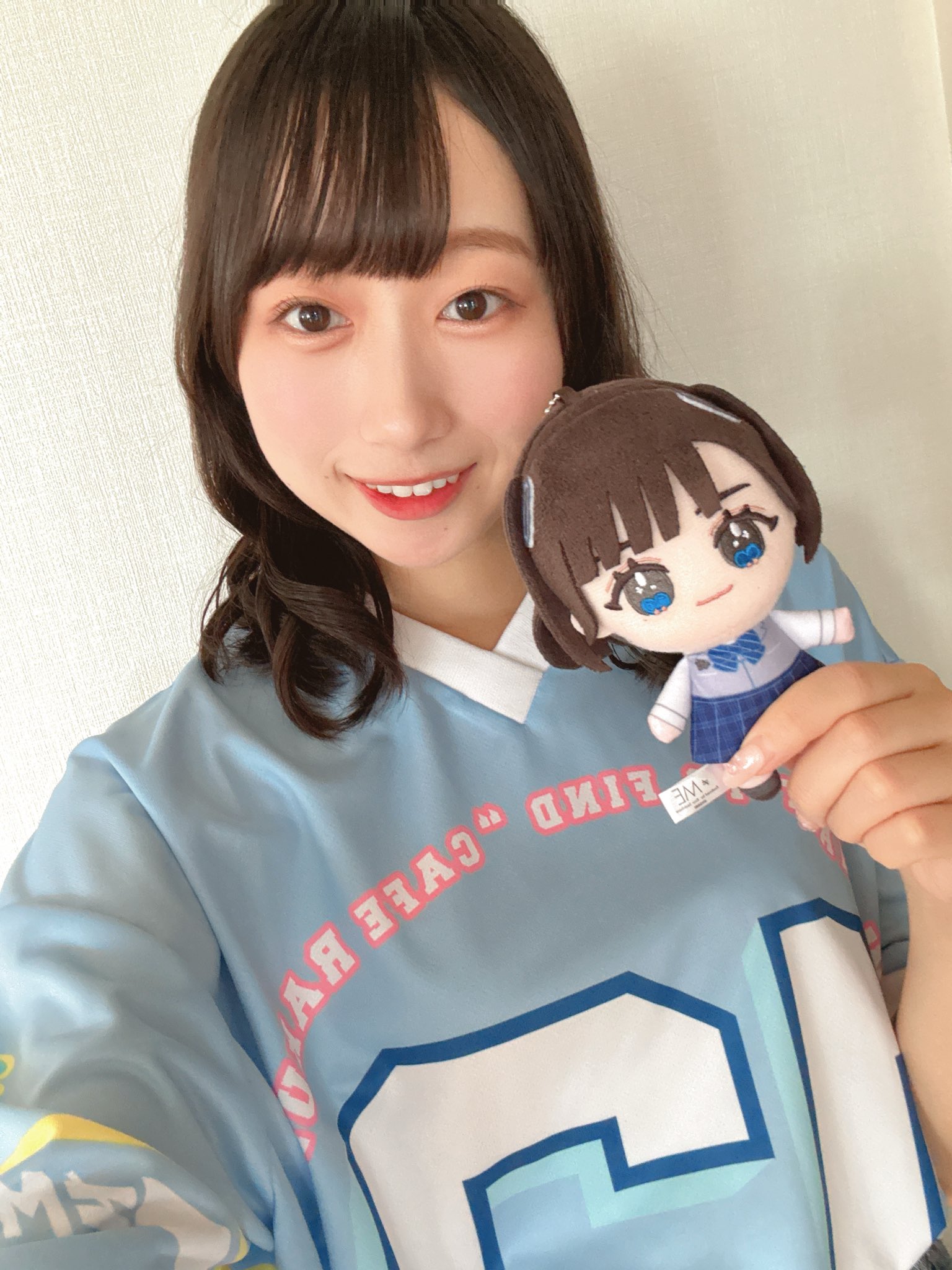 x*様 ノイミー 尾木波菜 メンカラユニフォームTシャツ 生写真 直筆 コメあり FMcOSREaIAAgbp8.jpg:large